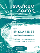 SACRED SOLOS FOR CLARINET cover